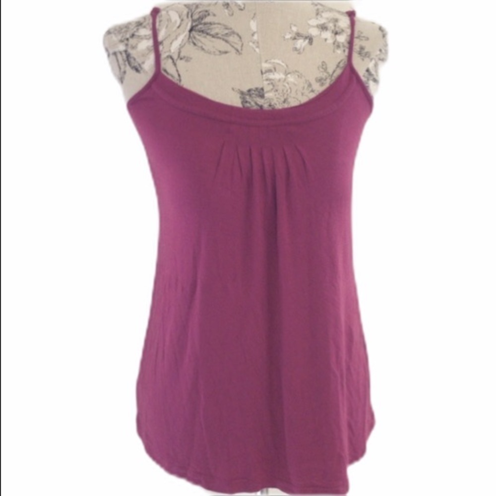 *loft Burgundy Cami Top S